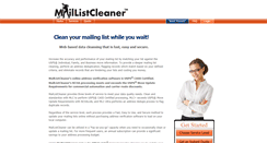 Desktop Screenshot of maillistcleaner.com